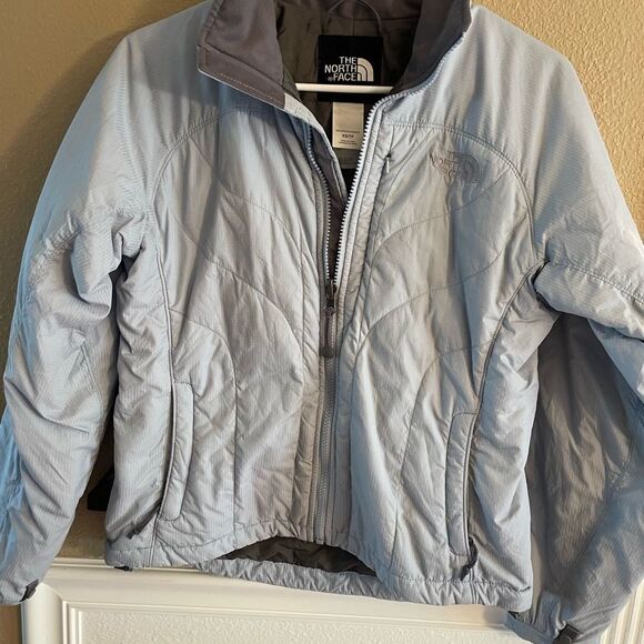 The North Face Women’s Light Gray Zip Up Coat XS/TP - Picture 2 of 13